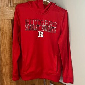 Red Rutgers Scarlet Knights Dryfit style Hoodie - Youth Large